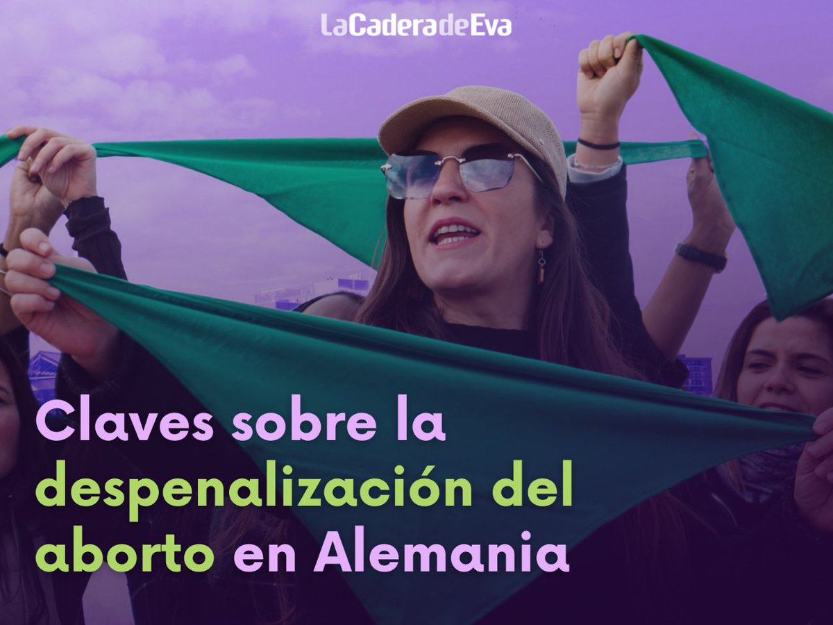 Lo que ya se logró en Alemania es la derogación del artículo 219a, conocido como “la prohibición de promocionar el aborto”, el cual limitaba la información que personal médico y clínicas podían proporcionar sobre servicios de aborto. ✊🏽💚 lacaderadeeva.com/actualidad/cla…