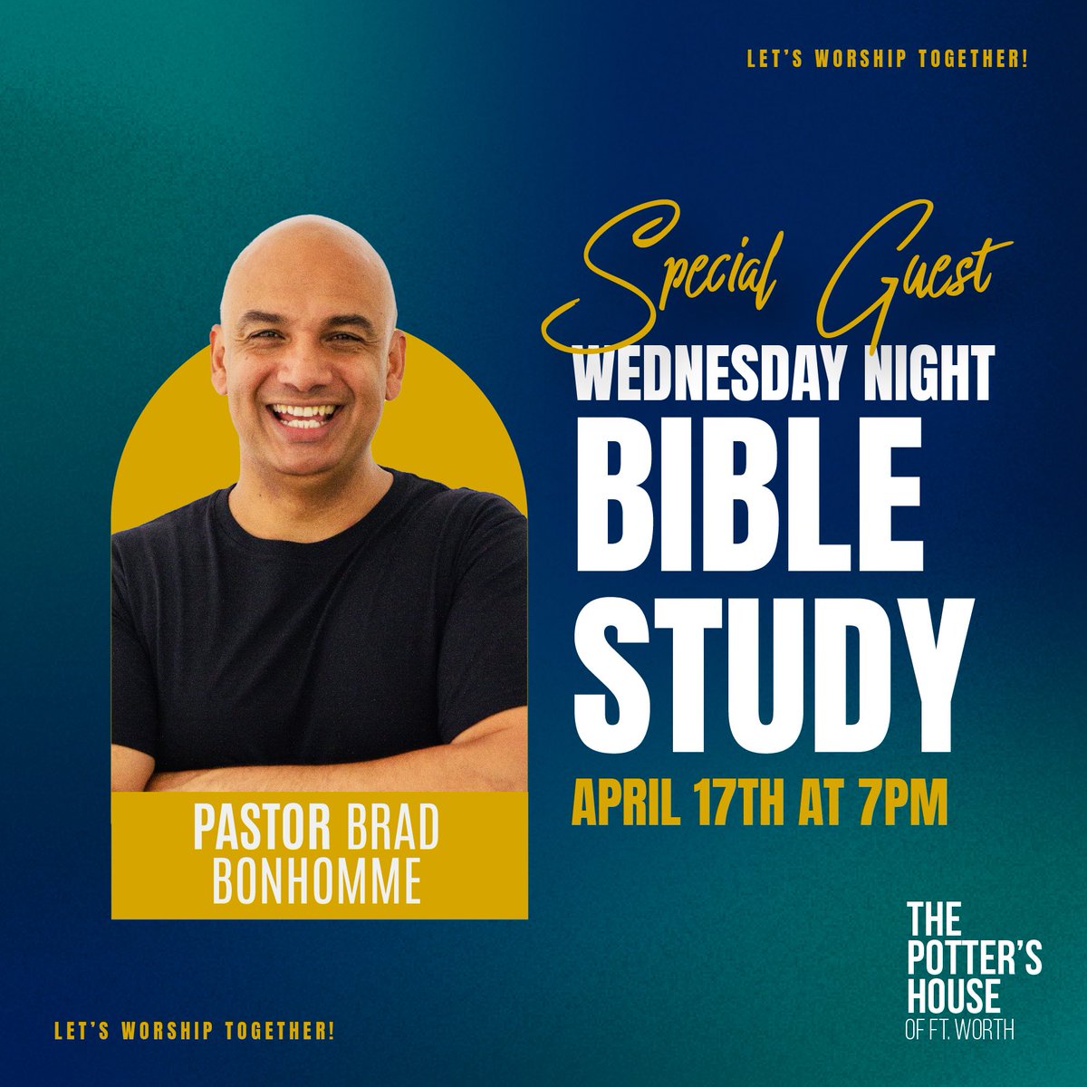 Join us tonight for special WNBS with Pastor Brad.

Pastor Brad is the Senior Pastor of Horizon Church in Australia,which is a dynamic and growing multi-site church with campuses reaching across the nation.

We hope to see you there!