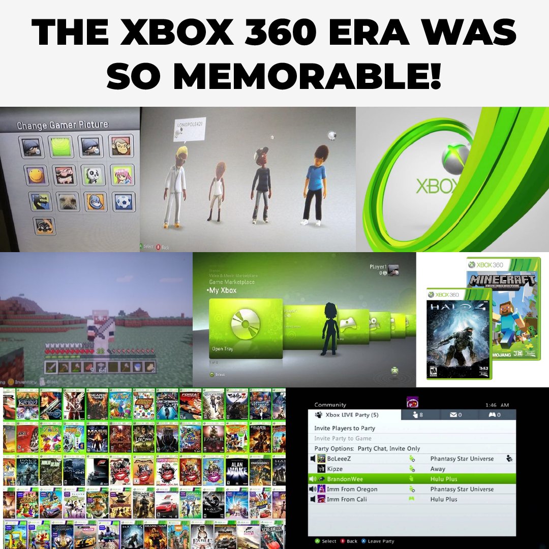 Who else misses the Xbox 360 era? 🥲 . . . #nostalgia #xbox #retro #xbox360 #microsoft #retrogaming #minecraft #halo #halo4 #2000s #2000snostalgia #00skids #2000skids #2000snostalgia #retrogames #xboxmemories #xbox00s