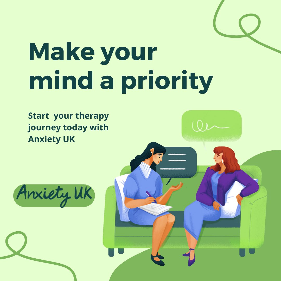 With waiting lists as short as less than two weeks & a range of therapy types on offer, from CBT and counselling through to hypnotherapy & Compassion Focused Therapy, you can get help with anxiety here: 

anxietyuk.org.uk/get-help/acces…

#accesstherapy #anxietysupport