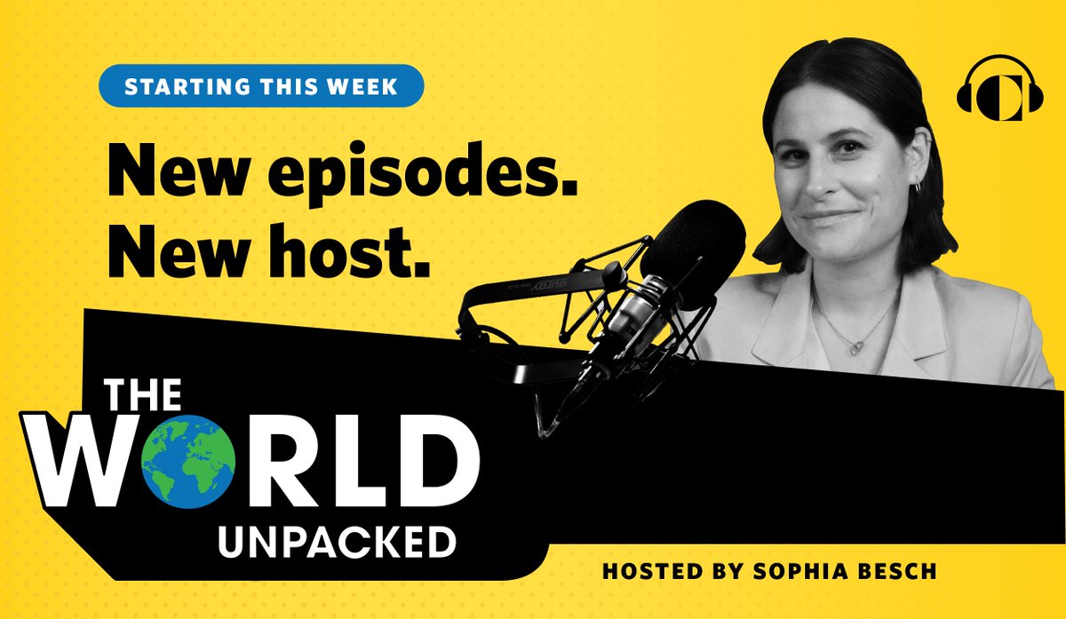 The World Unpacked is back! @SophiaBesch is the podcast’s new host and will explore some of the most pressing issues in foreign policy as they unfold in real time. Get ready for the season premiere tomorrow!