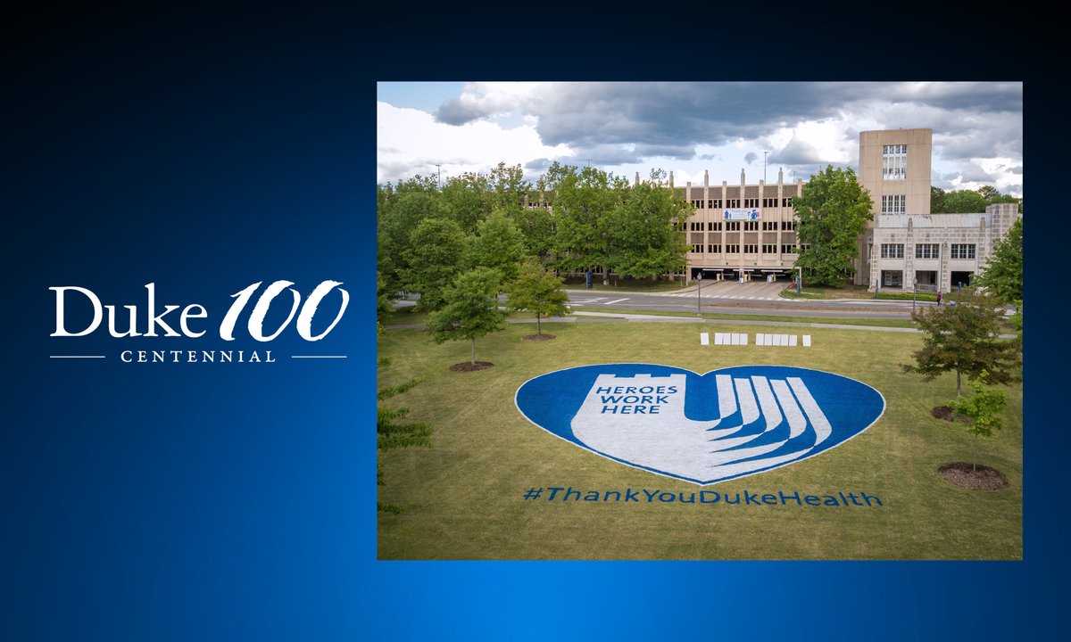 During the #COVID19 pandemic, Duke caregivers showed uncommon courage. As we celebrate Duke’s Centennial year, see how colleagues rose to an unprecedented challenge. 

ow.ly/Q6zR50Rfkbs

@DukeHealth @DukeHospital @DukeRegional @DukeRaleigh #Duke100 #ThankYouDukeHealth