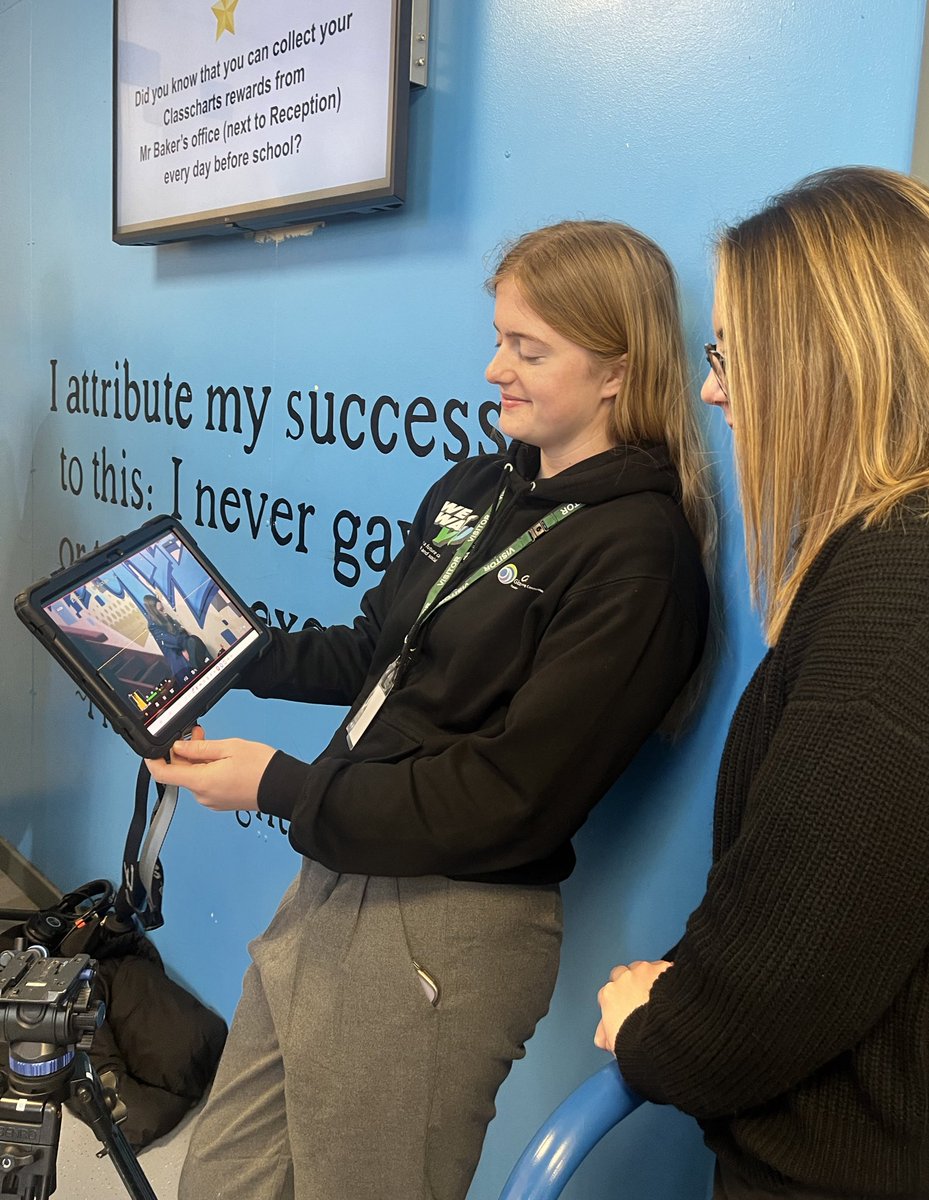 Lights, camera, action! 🎥📸 the We Want You team are spending the day at <a href="/Cleeve_School/">Cleeve School</a> with their amazing drama students, filming day 1 of a <a href="/One_Glos/">One Gloucestershire Health & Wellbeing Partnership</a> health &amp; social care careers video!