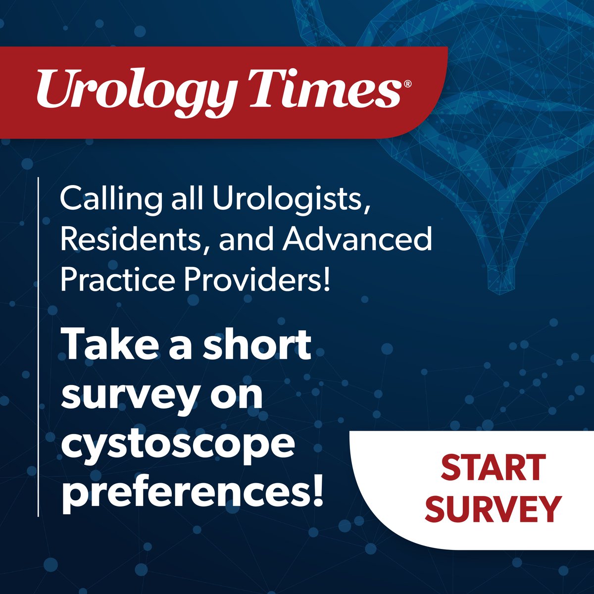 Let's dive into cystoscope preferences and practices! Your voice matters in our quick survey developed with Urology Times®. Share your insights now: ow.ly/e10c50Rh3Zj #Cystoscope #Urology
