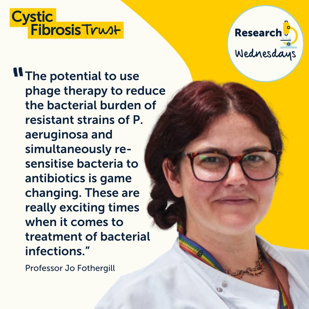 Researchers at the University of Liverpool have been investigating the use of ‘phages’ to treat bacterial infections, such as serious, hard-to-treat lung infections caused by Pseudomonas aeruginosa. Read the article to learn more. #CFNews ➡️ ow.ly/o4P050Rh1tc