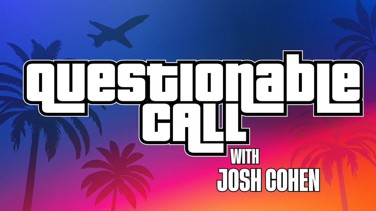 Introducing... Questionable Call with @JoshOnAir ‼️ The BRAND NEW YouTube only show where JC is breaking down the most viral clips in sports & entertainment as only JC can! Subscribe here ➡️ youtube.com/@questionablec… New episodes drop every Monday, Wednesday and Friday…