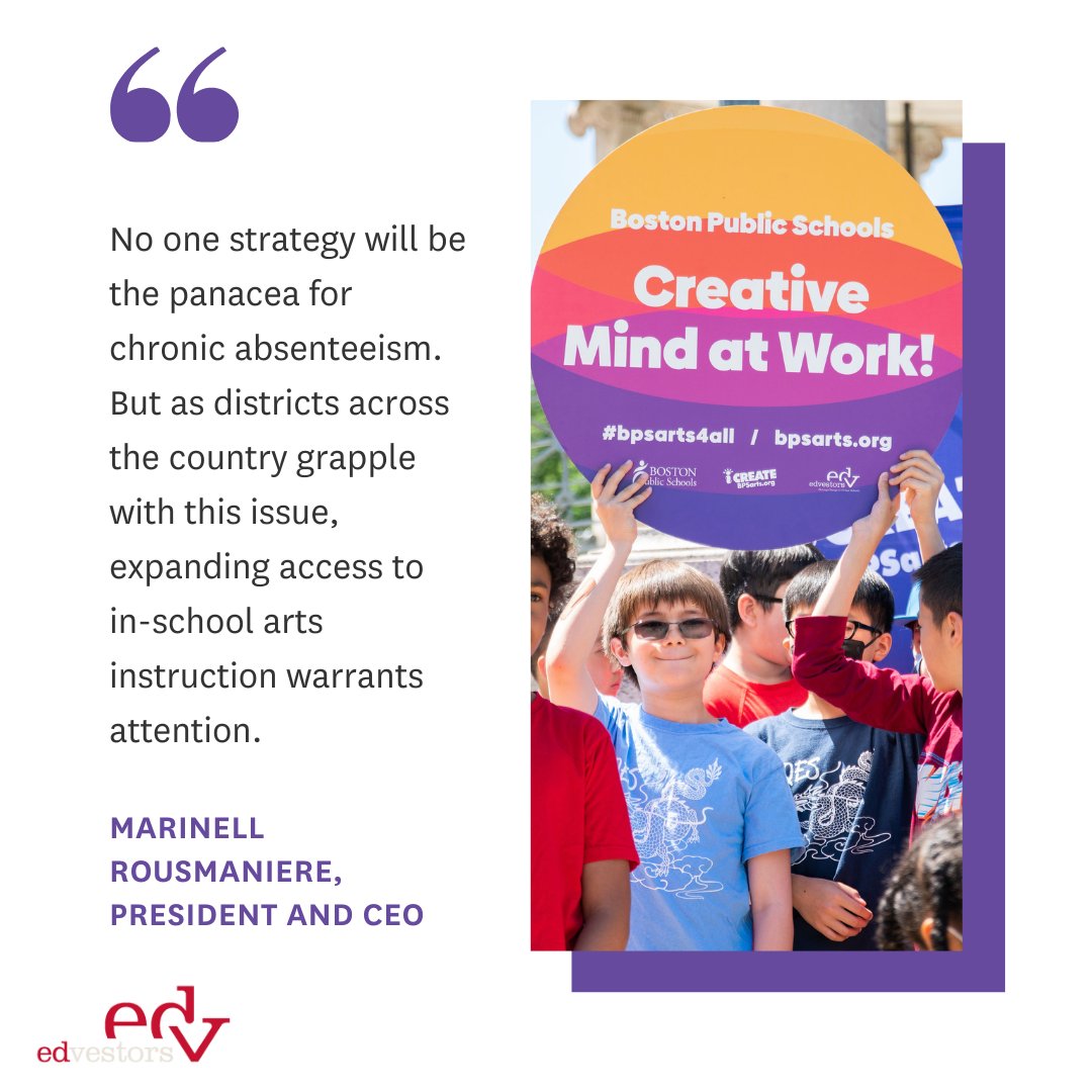 Marinell Rousmaniere wrote to the New York Times Editor on how arts education can be one of the potential strategies to re-engage students amidst the #chronicabsenteeism trends. Read the full letter here: nytimes.com/2024/04/13/opi…