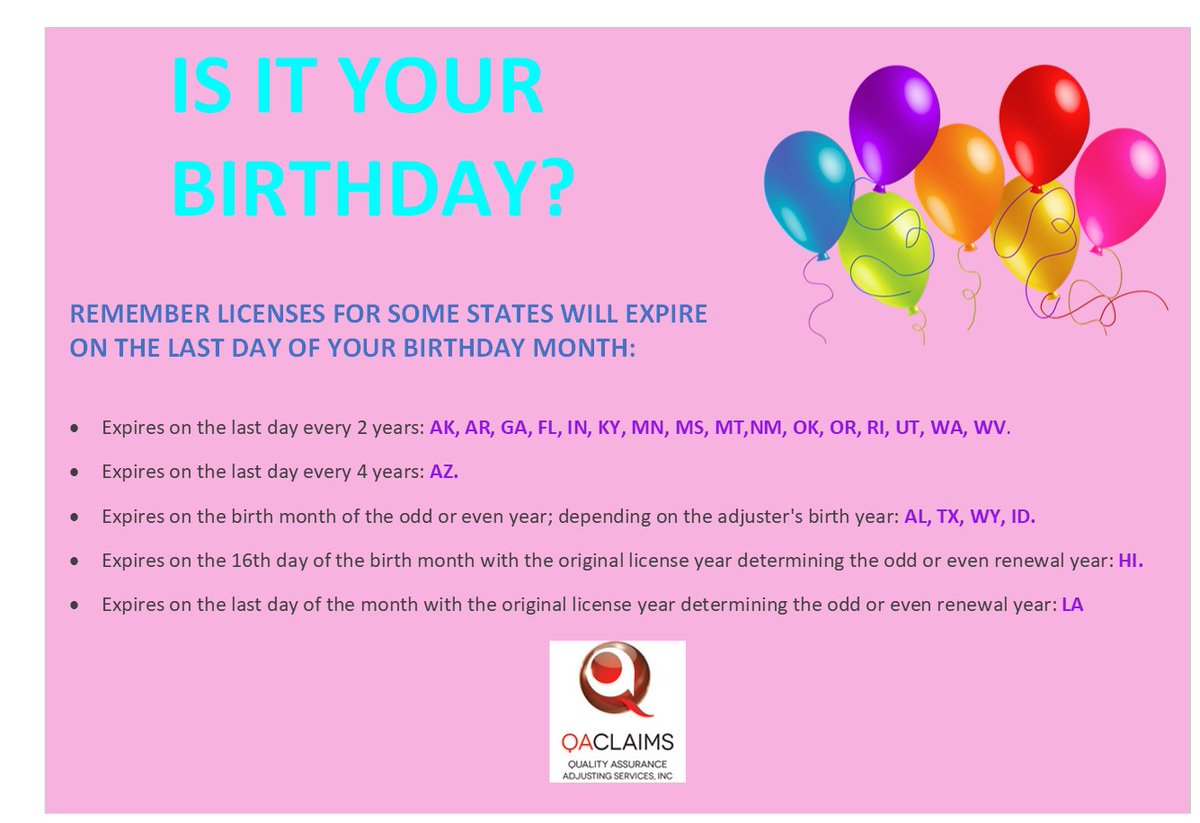 QAClaims's tweet photo. Your birthday is important! https://t.co/vJ41DMDlaH