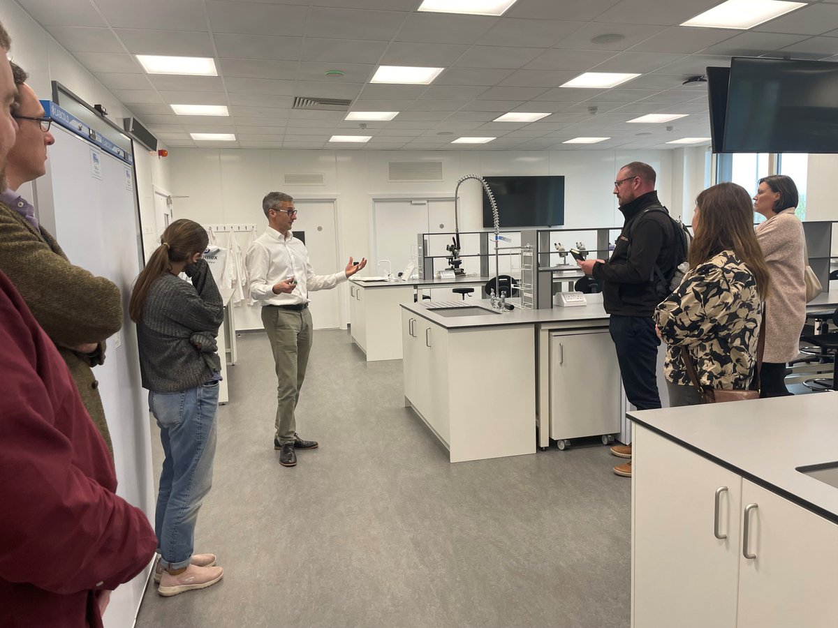 @ravicinverness on @invernesscampus was the venue for @hiescotland's excellent Soup and a Soapbox networking session today. Those attending from the life sciences and technology sectors were also given a tour of our wonderful new building.