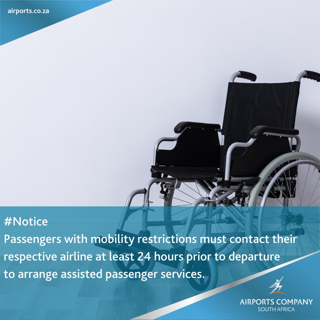 Book wheelchair assistance with your respective airline ahead of your travel to ensure you and your loved ones travel smoothly and efficiently. #ACSAllence