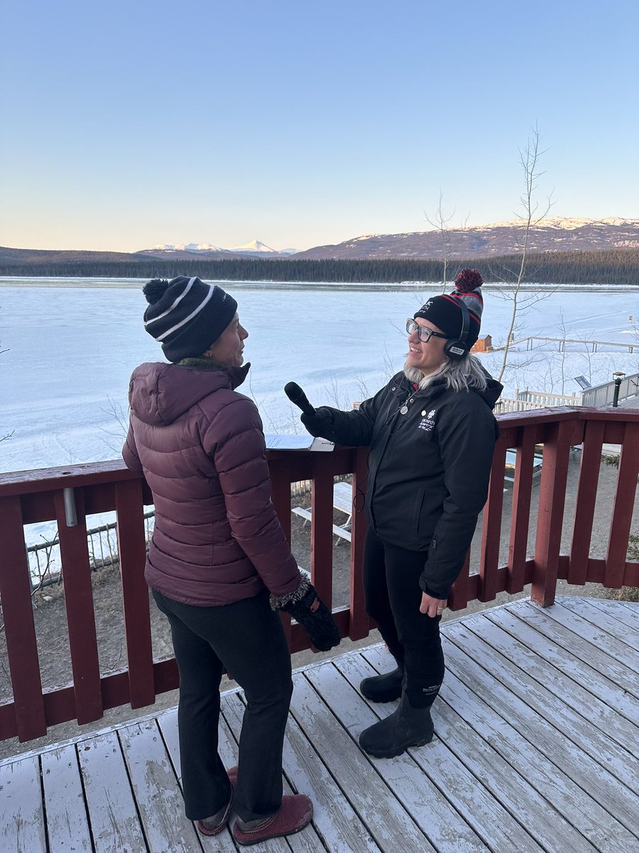 CBC Yukon Morning live from Marsh Lake #Yukon to celebrate spring the annual migration of the Trumpeter Swans.