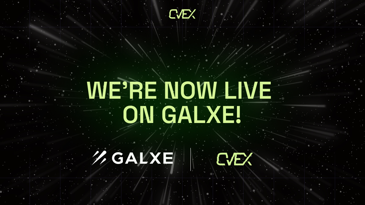 CVEX is now on @Galxe! Thanks to our friends at Galxe, we've discovered a fantastic way to connect with you! Join our space, engage in tasks, and earn points. Could there be rewards in store? Who knows… Be sure to check it out: app.galxe.com/CVEX