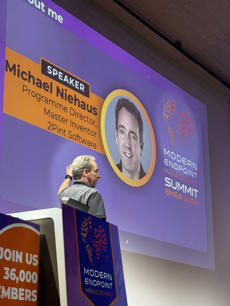 Oktay Sari | MVP (@oktay_sari) on Twitter photo An All “NONE NDA” 😉 session about advanced #autopilot scenarios by <a href="/mniehaus/">Michael Niehaus</a> at #MEMSummit here in Paris An All “NONE NDA” 😉 session about advanced #autopilot scenarios by <a href="/mniehaus/">Michael Niehaus</a> at #MEMSummit here in Paris