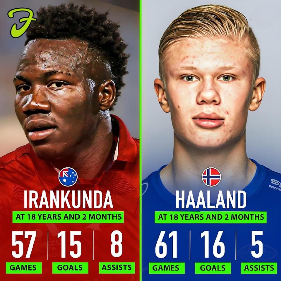 Australia have a special talent 😳 Erling Haalnd ❌ Irankunda