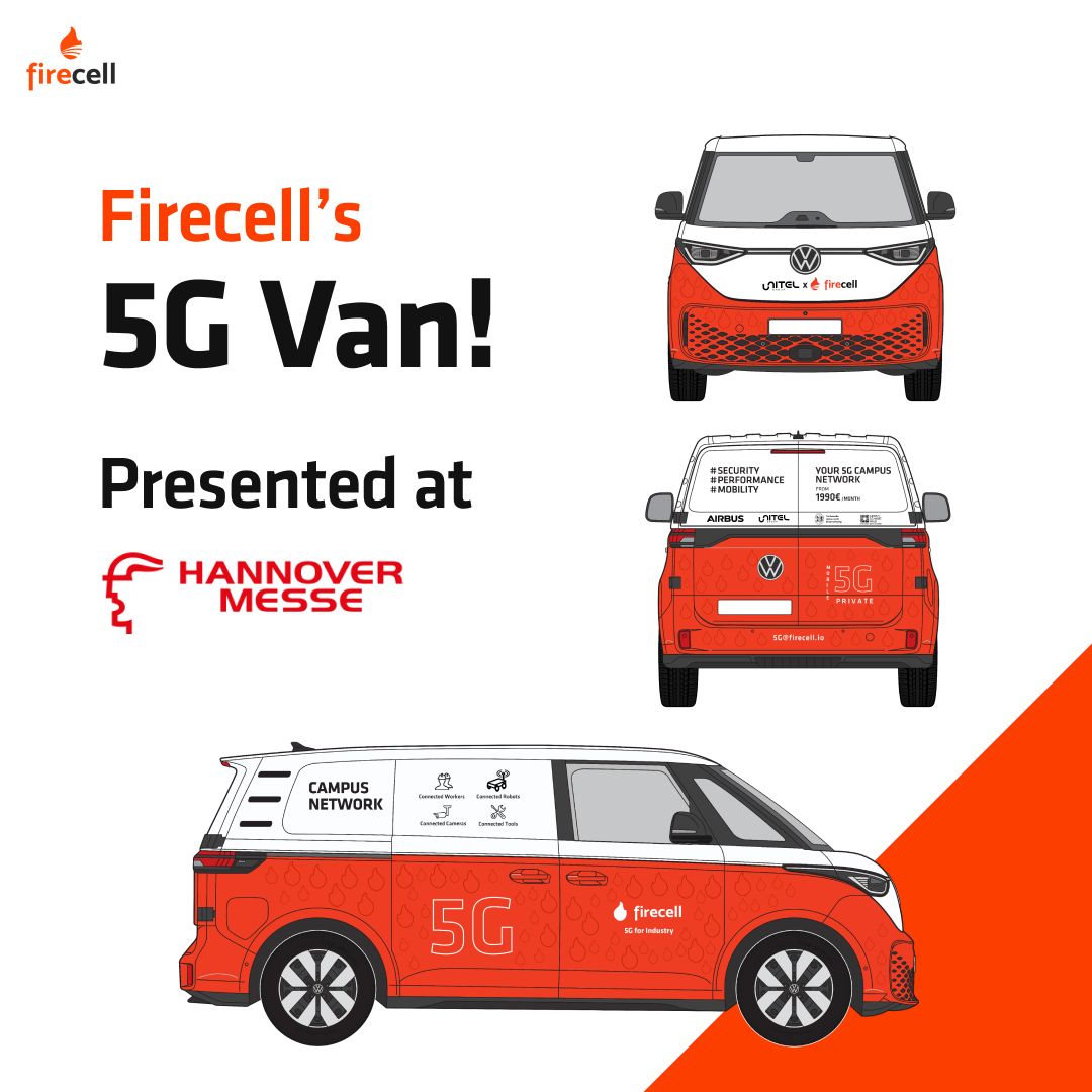 We're coming to @hannover_messe with a live Private 5G Demo using a 5G Van, in collaboration with our partner Unitel Group 🔥. Details here: linkedin.com/posts/firecell… #FirecellP5G #PrivateNetworks #P5G #5G #Intralogistics #HM24