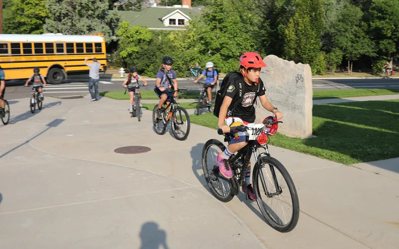 Next Wednesday, April 24th is @BVSDcolorado #BikeToSchoolDay! 🚴 Students, teachers, and staff are all invited to bike, roll, or walk to school. Plan your route: bouldertc.org/transportation… @BoulderChamber #BoulderCounty #BoulderCO #BikeAndRollToSchoolDay #BikeBoulder