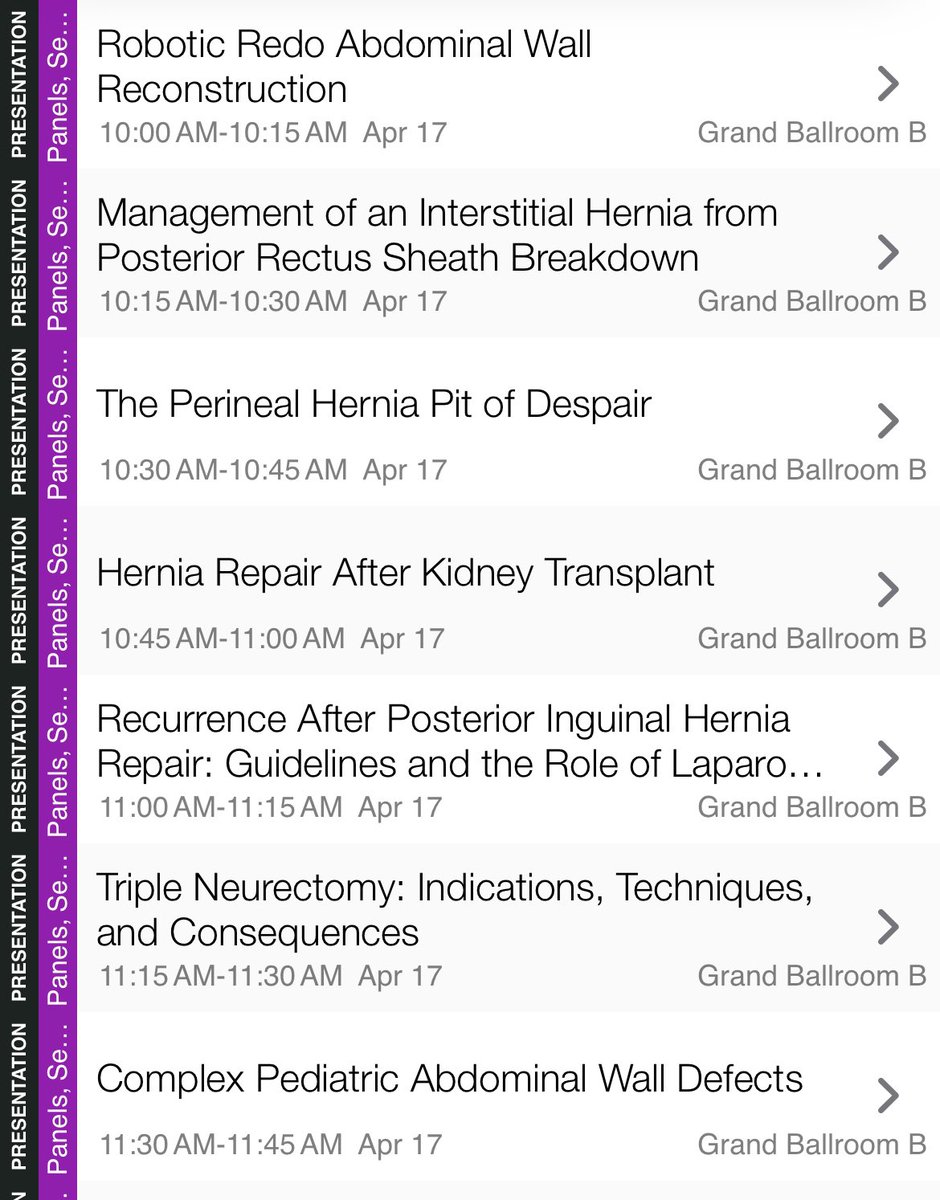 #SAGES2024 “How I Do It” session is on now at Grand Ballroom B. This session reviews uncommon abdominal wall repairs. Pretty great lineup. Follow this thread to learn more👇👇👇 @SAGES_Updates