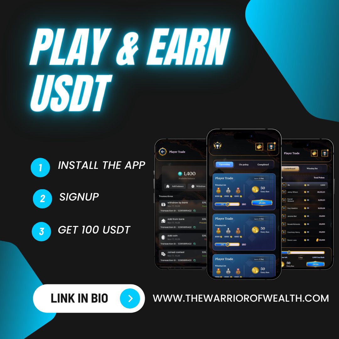 wowCommunityX's tweet photo. Your gaming adventure starts here! sign Up and get an exclusive bonus to kick off their USDT earnings!

#Gaming #USDT #Winning #usdtwin #warriorofwealth #playwin #win #playtowin #winning https://t.co/d0Yh83LUzy