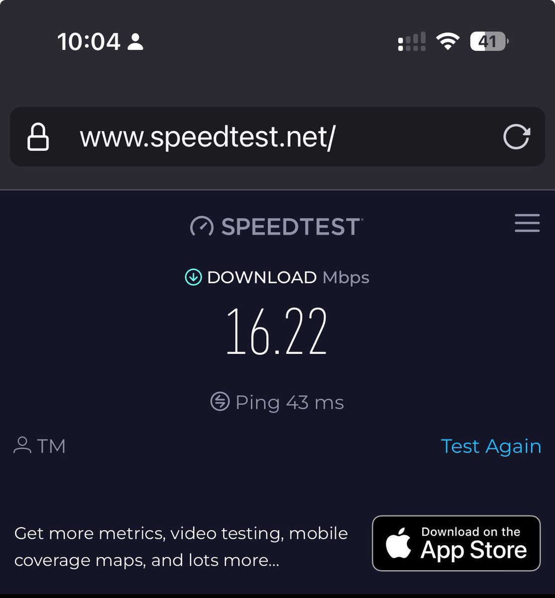 tsimitha's tweet photo. So insanely sick of @unifi! Pay for 300Mbps, get 16! 🤬 https://t.co/aoF5UwaL2T
