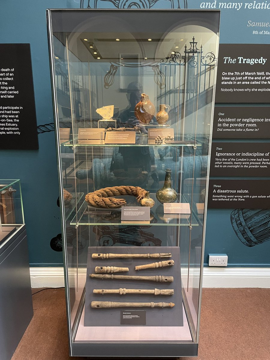 Great to see the London #ProtectedWreck display at @SouthendMuseums today