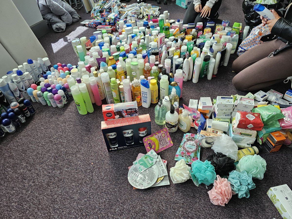 Thanks to Teighan and Katie, hard at work getting our self care packs ready. They will be available soon. Thank you again to all who donated items at the end of last term.