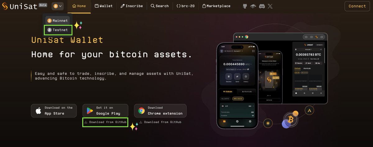 UniSat - wallet, explorer & extension for bitcoin. tweet media