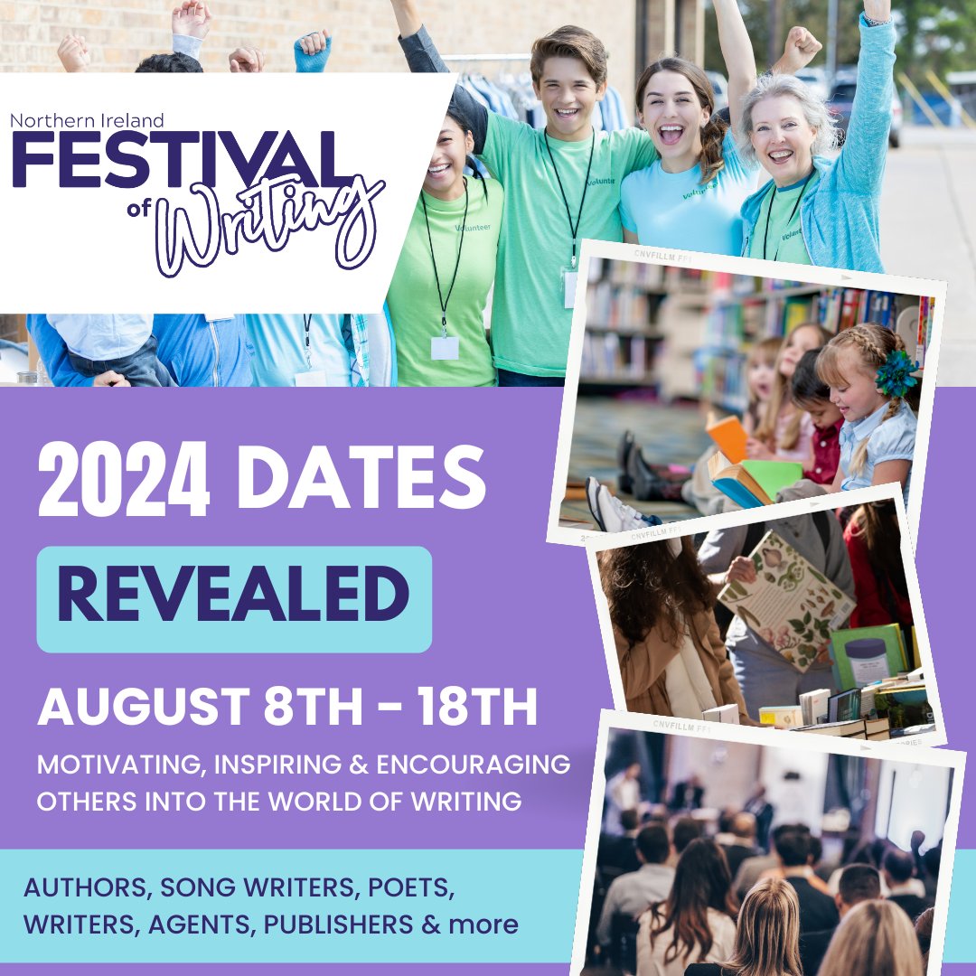 ✒️ ALL WRITERS WELCOME ✒️

The NI Festival of Writing wants to showcase all writers.

📚Fiction
📚Poetry
📚Song writing

And more!

Get involved >> excaliburpress.co.uk/2024/04/10/nor…

#FestOfWritingNI #FestOfWriting24