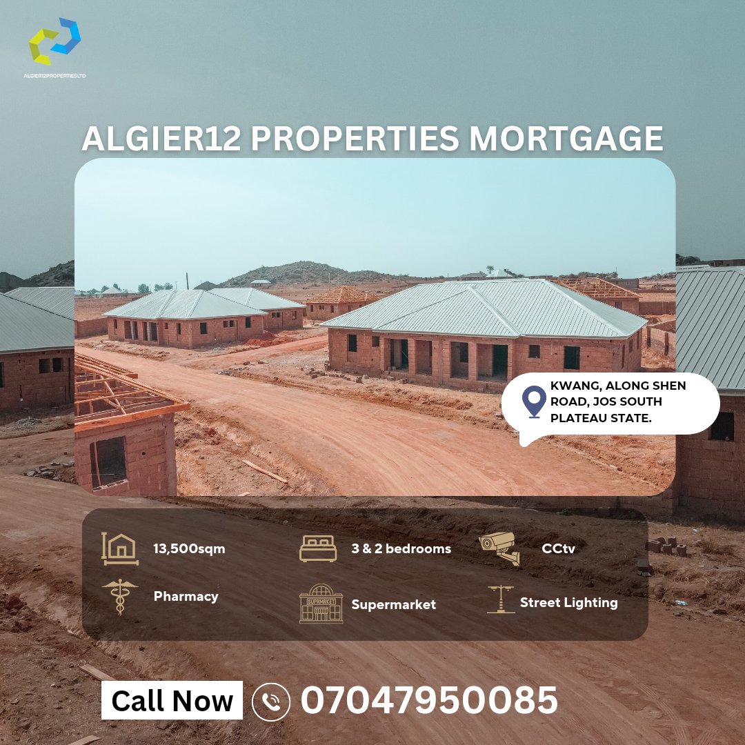 Algier12Ltd's tweet photo. Discover the Key to Homeownership: Algier12 Properties - Where Your Mortgage Journey Begins!
There much more features call now for more details 
#Naira #Dollar https://t.co/ZhgjVWpHmg