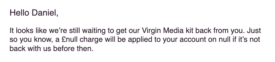 Yo @virginmedia you ok hun?