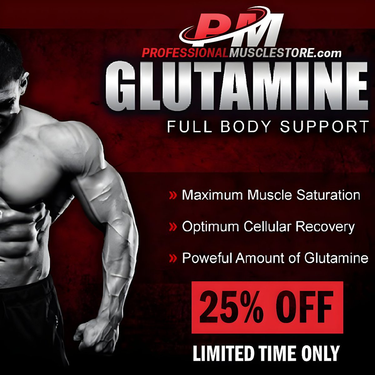 25% OFF our Purus Labs Glutamine! Use code PURUS at checkout!
professionalmusclestore.com/.../purus-labs...
#supplements #ripped #muscle #bodybuilding #pump #training #strong #gymlife #gym #workout #fitness #squat #gains #shredded #ifbb #instafit #sale
ProfessionalMuscleStore.com