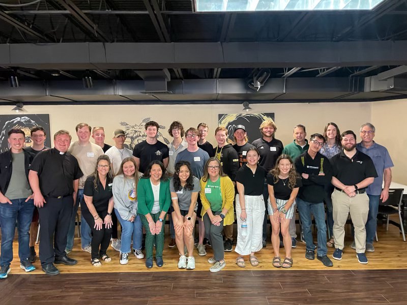 Eagle Pride Never Dies! It was a fantastic day yesterday visiting with alumni at WSU.