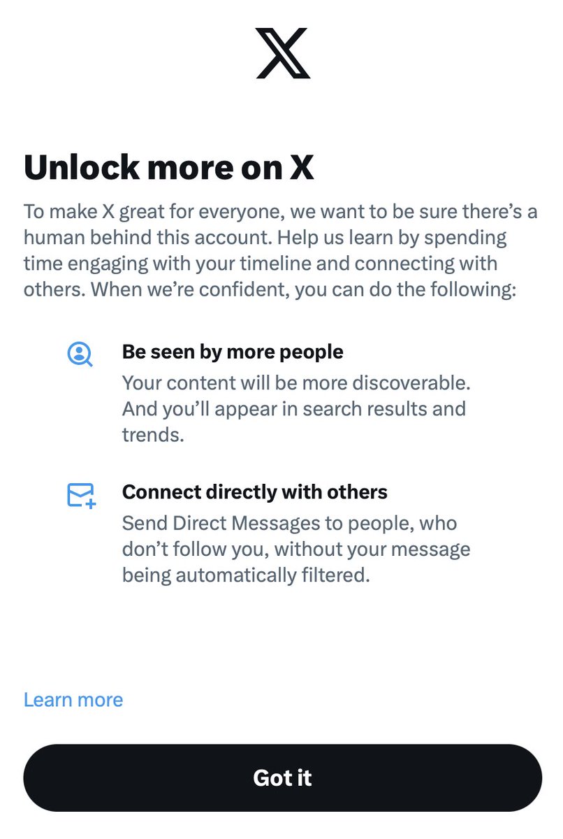 studioromeo's tweet photo. Been on Twitter for the best part of 15 years but apparently I'm on probation😀 This pops up after every tweet which ironically wants me to engage less #DarkPattern #UX https://t.co/vrrX1XRy0B
