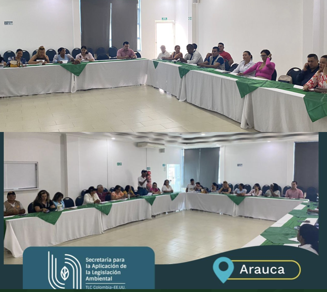 uscolsalaseem's tweet photo. Las comunidades son una de las partes de interés con las que la Secretaría realiza actividades de divulgación del mecanismo de las solicitudes 📄🔍 Son espacios valiosos para promover la participación pública 🙋🏽‍♀️ para la aplicación efectiva de la legislación ambiental 📗 https://t.co/MiXpHCStOx
