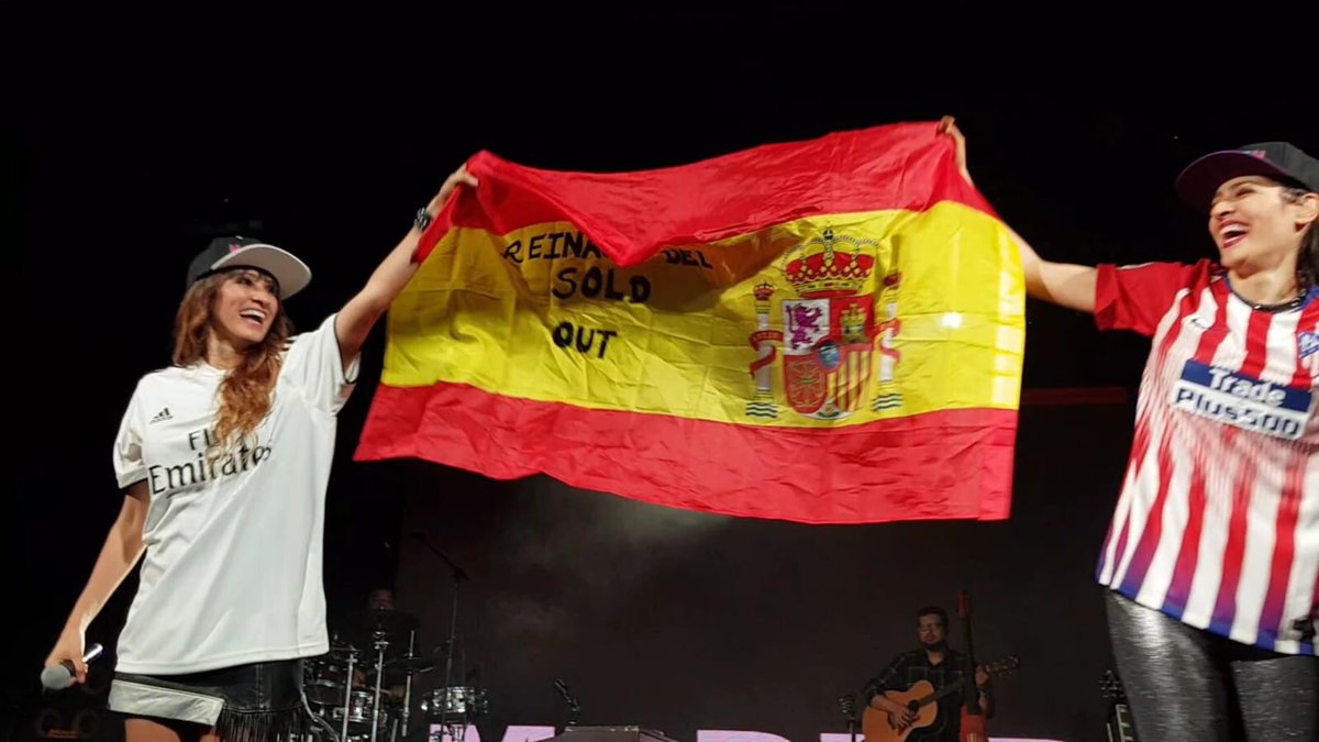 Es hoy, llego el día!!!! Después de seis años @haashoficial vuelve a #España, ¿Están List@s? 💃🏻🇪🇦💃🏼 #GiraMiSalidaContigo #Valencia #ReinasDelSoldout