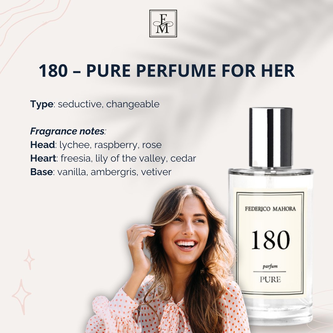 🌹 Unleash your irresistible charm with the 180 PURE PARFUM FOR HER! 🌹
Are you ready to #makeastatement? Let's do this! 🤩

Discover our website: fmperfumegroup.co.uk