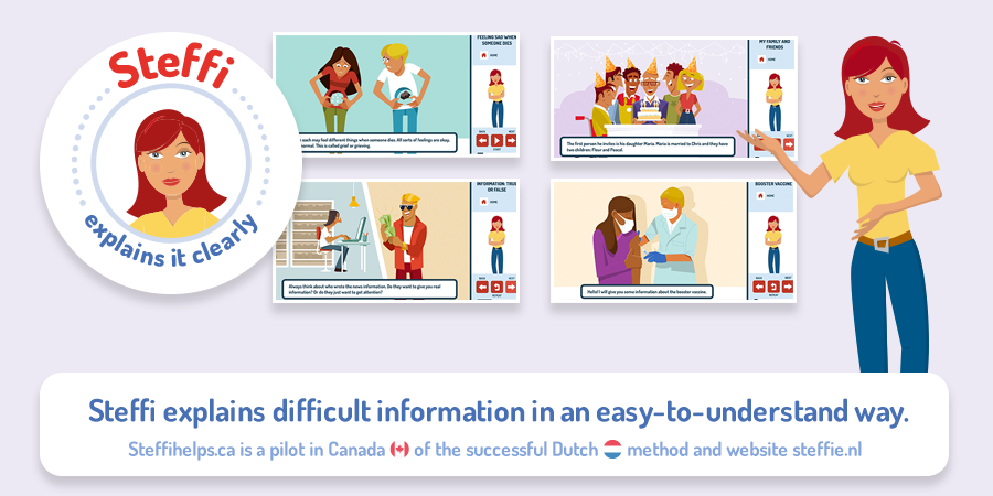 Everyone has a right to accessible health information. That's why Steffi explains it clearly! Together with <a href="/SOOntario/">Special Olympics Ontario</a>, we want to learn how adults with intellectual disabilities use the Internet for health information. Complete our survey: bit.ly/3W0BF0O <a href="/BethServices/">Bethesda</a>