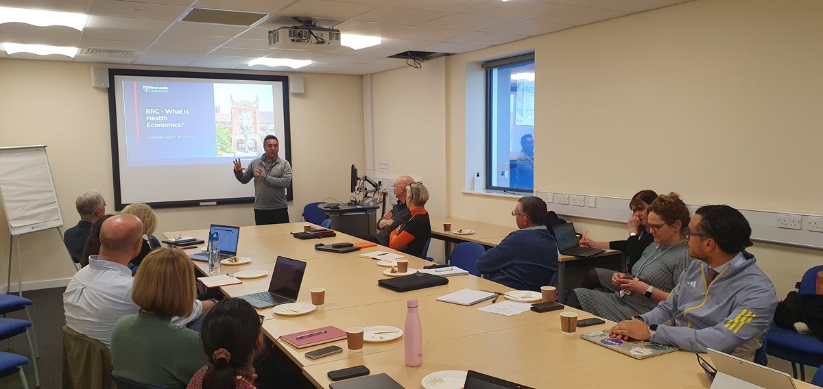 Yesterday, our informatics community from across the BRC were brought together to discuss AI and learning health systems with @edwardmeinert and using health economics in informatics projects with @GurdeepNCL. The event was chaired by informatics theme lead @ChrisPlummerNHS.