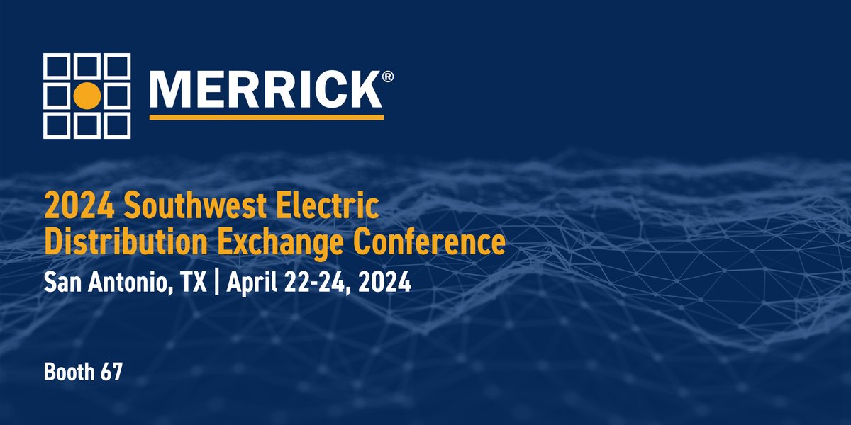 Merrick & Company (@merrickcompany) on Twitter photo We're looking forward to the 2024 SWEDE Conference. Stop by booth 67 to see Blaine Horner, Rick Lopez, Tony Valdez, and Robert Lock and learn about the distribution design and engineering capabilities we have to support electric utilities in Texas and across the US. #wearemerrick We're looking forward to the 2024 SWEDE Conference. Stop by booth 67 to see Blaine Horner, Rick Lopez, Tony Valdez, and Robert Lock and learn about the distribution design and engineering capabilities we have to support electric utilities in Texas and across the US. #wearemerrick