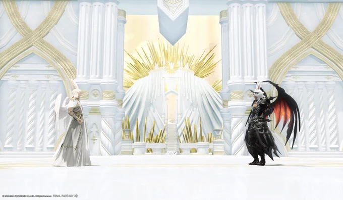 天使と悪魔のうさお2人だけで天界大戦したら、ただ立ってるだけでもうやばかったツリー以降BL要素濃いです 