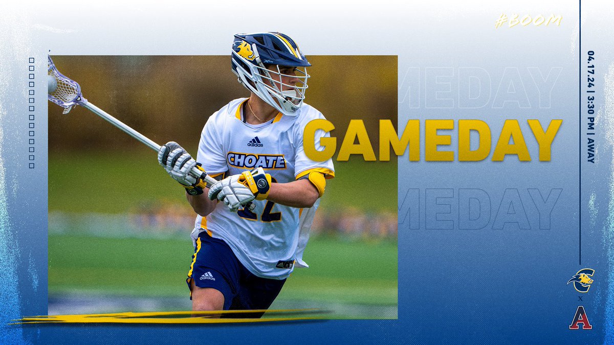 choate_bvl's tweet photo. It’s GAMEDAY! Your 🐗 are on the road today for a huge Founder’s League tilt at Avon. 

🆚 @AOF_Lacrosse 
🗓️ Wednesday 04.17.24
⏰ 3:30 PM 
📍 Avon, CT 
📺 Avon Athletics 

#BOOM #WildBoarLax #ChoateLacrosse #Choate #lacrosse #GoChoate #preplax #ctlax #ctblax https://t.co/0pdSmJMPoV