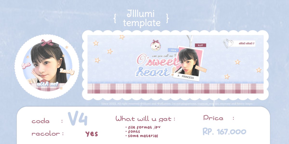 A repost would be cherished 🩷 
ㅤ  
   ㅤ ꒰ 🎡🩷 Set the Alarm On ! Hi luvies i brings template layout design for you &amp; it can be claim thru my dm at 21.18 WIB &amp;&amp; payment first get it first. Price on pic yaa, tnc go scroll down ! 🪽🎐 

#zonauang #zonajajan
