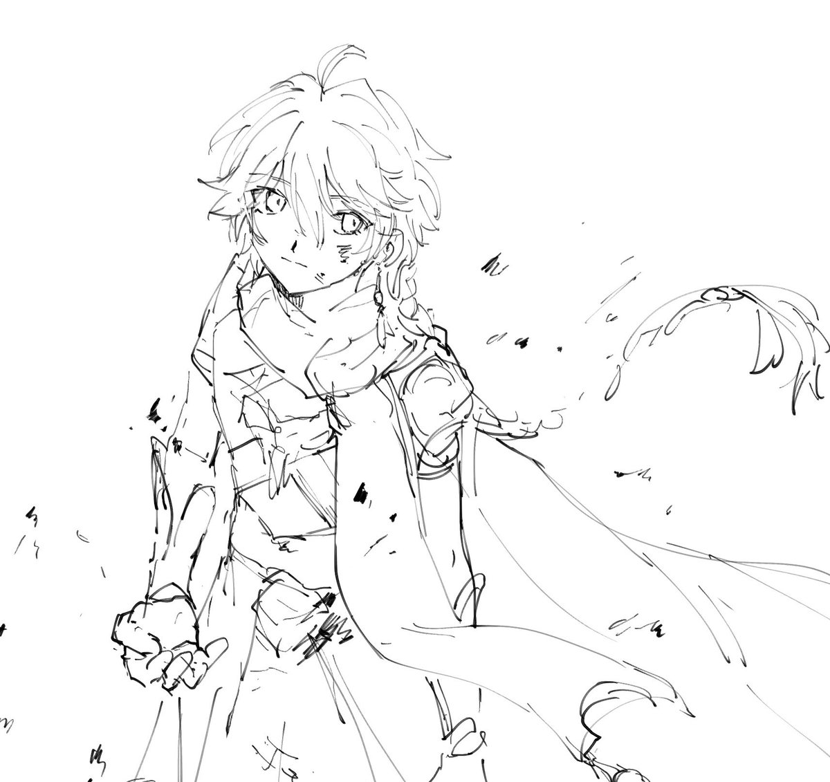 tio00o's tweet photo. 絵柄未だ模索中 (wip) https://t.co/CH9XxltvsF