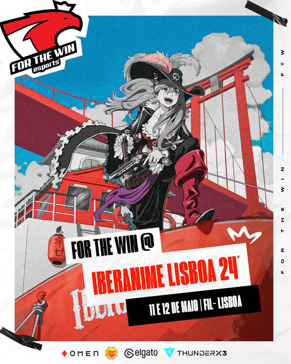 FTW | For The Win Esports (@ftwesports) on Twitter photo Pelo 8º ano consecutivo, estamos presentes no <a href="/IA_OFICIAL/">IBERANIME Oficial</a> Lisboa! 💥
Nos dias 11 e 12 de maio, a cultura japonesa invade a Feira Internacional de Lisboa e vão poder contar com toda a animação que o evento já nos habituou.
Sabe mais 👉 ftw.army/iberanimelx24
#ftwesports Pelo 8º ano consecutivo, estamos presentes no <a href="/IA_OFICIAL/">IBERANIME Oficial</a> Lisboa! 💥
Nos dias 11 e 12 de maio, a cultura japonesa invade a Feira Internacional de Lisboa e vão poder contar com toda a animação que o evento já nos habituou.
Sabe mais 👉 ftw.army/iberanimelx24
#ftwesports