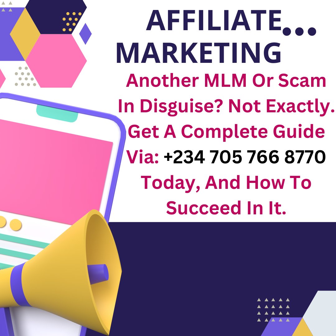 Everything you need to know and succeed with Affiliate Marketing. Tap our inbox now for more info, and how to Get Started.
#affiliates  #affiliatelink  #affiliatemarketer #Marketing  #Advertising  #Online  #onlinebusiness  #onlineshopping  #BusinessOpportunity  #businessowner