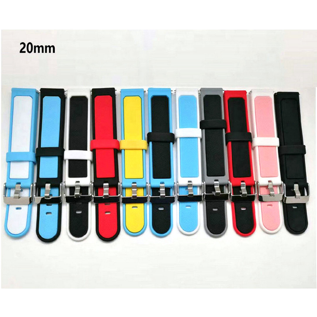 joyawatch's tweet photo. 20mm dual colors silicone rubber watch bands high quality quick release watch straps available for wholesale &amp; oem custom logo. Shipping worldwide good price directly from factory. #watchbands #watchstraps #smartwatchbands #watches #watchstrapfactory https://t.co/pdqZpLEbrL