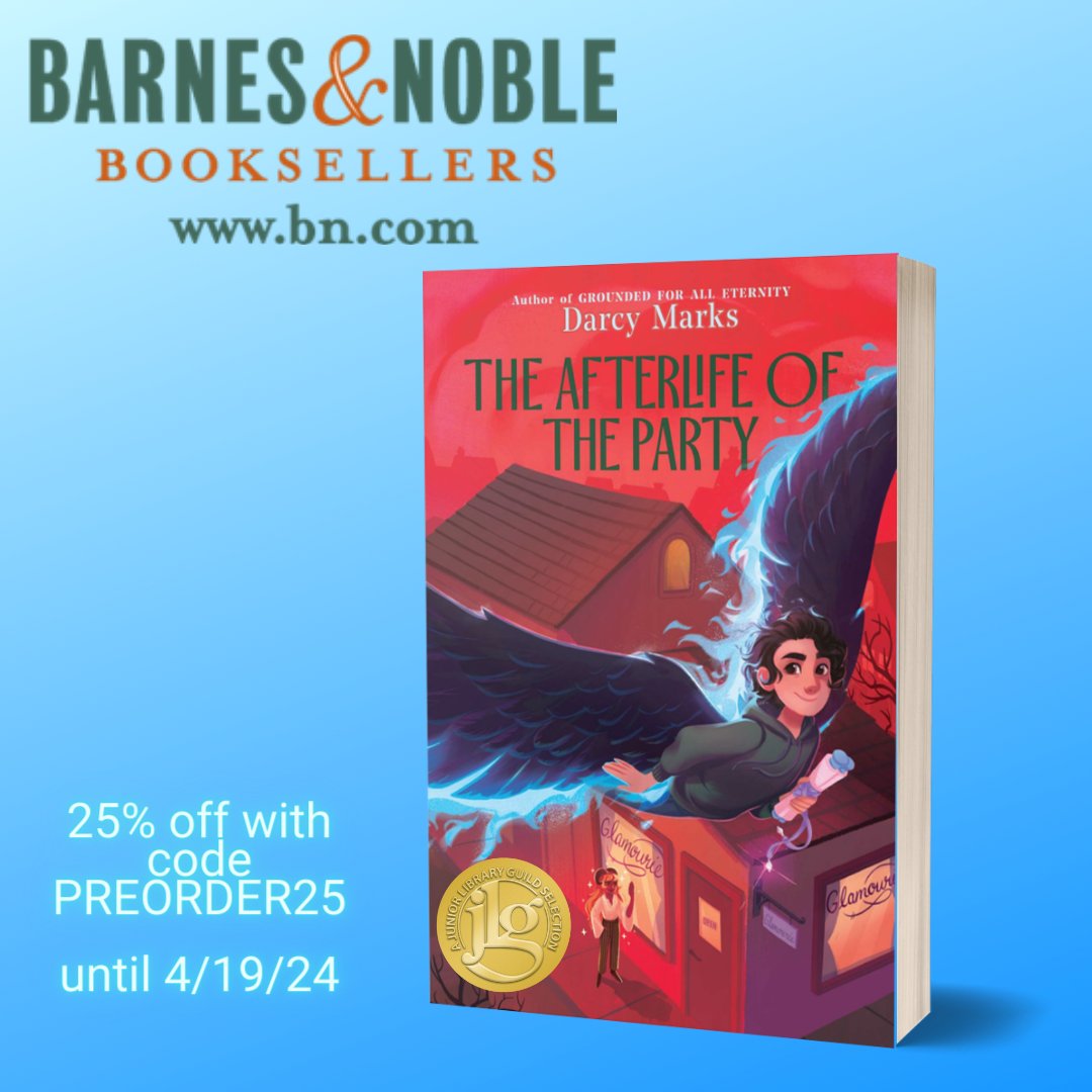 If you've been waiting to save some money now is the perfect time to pre-order THE AFTERLIFE OF THE PARTY, which comes out in paperback on July 16th!! Now, excuse me, I'm off to preorder some books myself! barnesandnoble.com/w/the-afterlif…