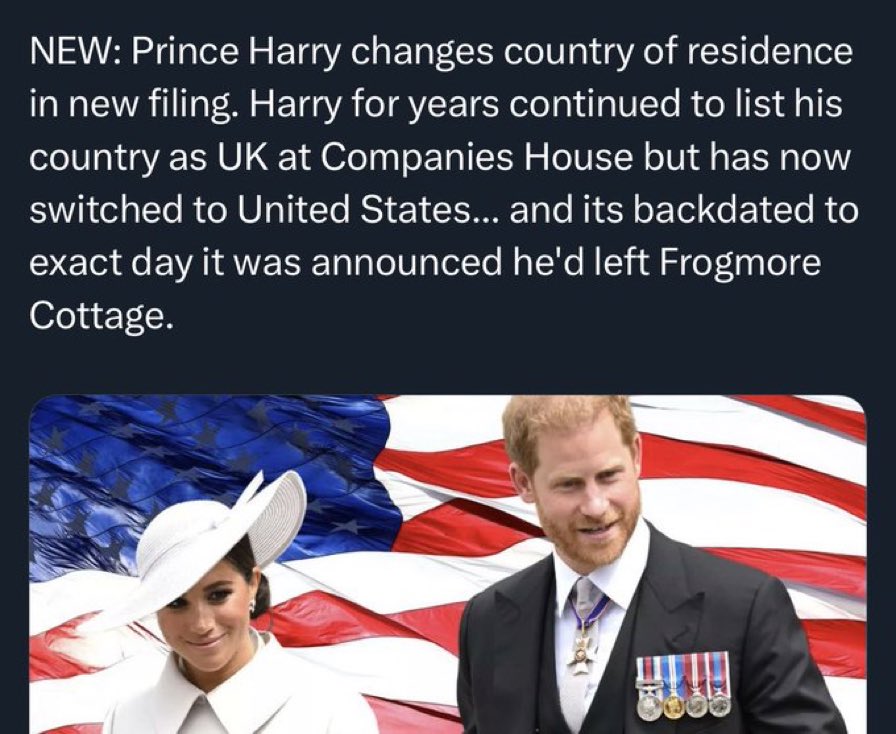 But they’re desperate to come back and take up royal duties no? Oh, my bad 🤣🤣🤣🤣 Gwan witya bad ginger self #GoodKingHarry Love to see this!!!!