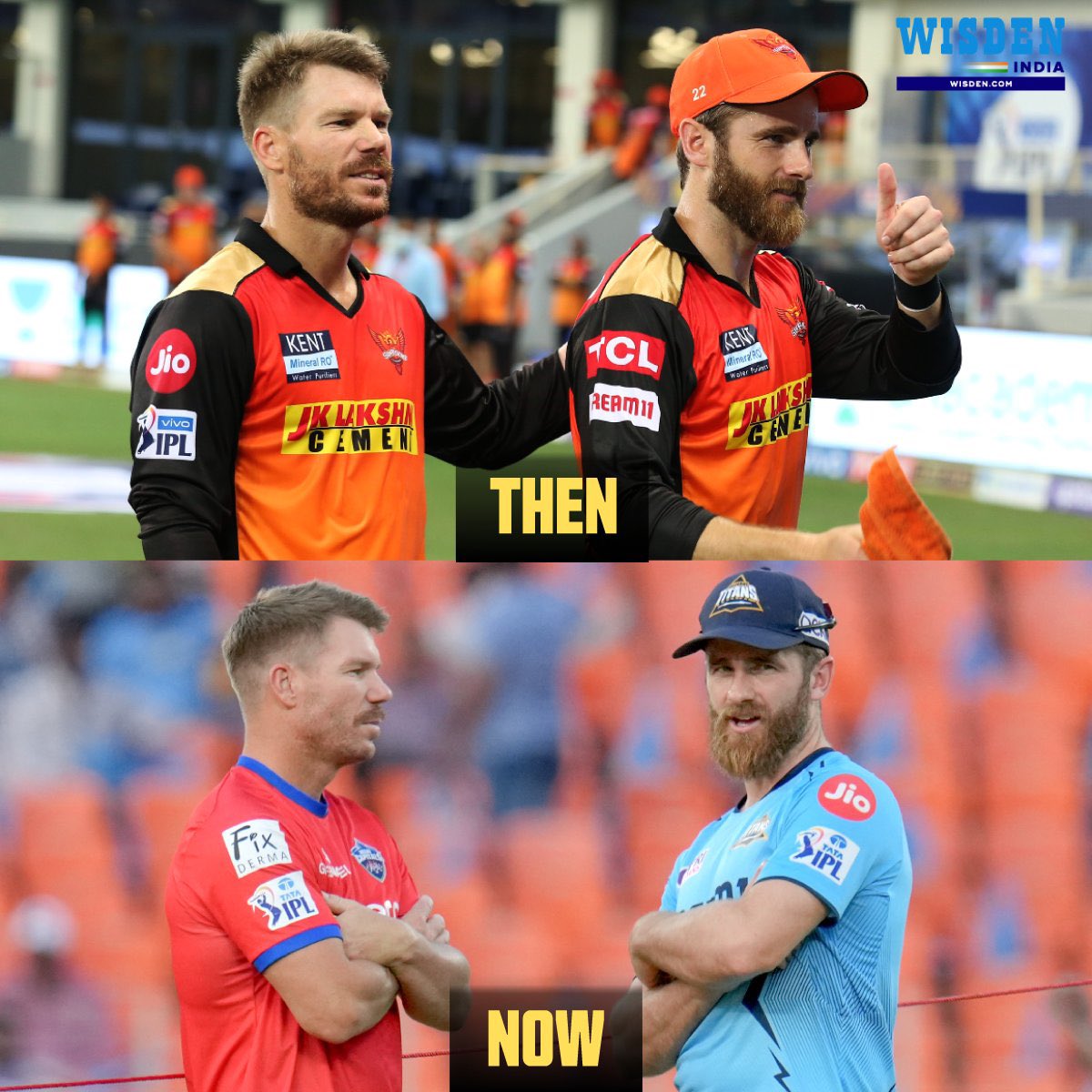 Kane Williamson 🤝 David Warner

The reunion of two former captains of Sunrisers🤩

#KaneWilliamson #DavidWarner #IPL2024 #Cricket #GTvsDC