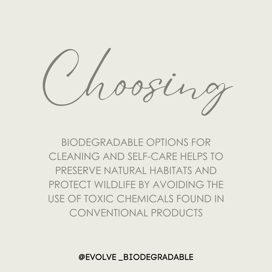 Hopefully, you are choosing the biodegradable option😉

Shop Online: evolvebiodegradable.co.za

#evolvebiodegradable #sustainabilitymatters #plantbasedskincare #healthyhome #environmentallyfriendly #chemicalfree #veganfriendly #veganskincare #greenbeauty
