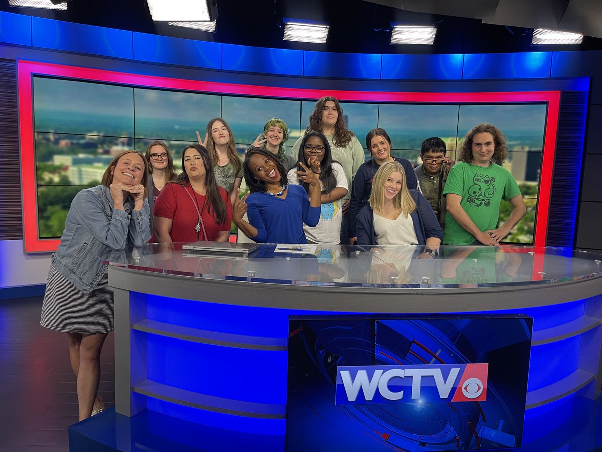 The team at @WCTV hosted journalism students from Wakulla High School at the station. The students learned about various career opportunities at the station and developed a better understanding about how all of the different departments contribute to creating the news product.…